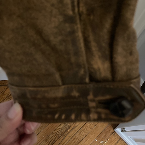 Ralph Lauren Brown Crop Leather Jacket - Picture 7 of 9